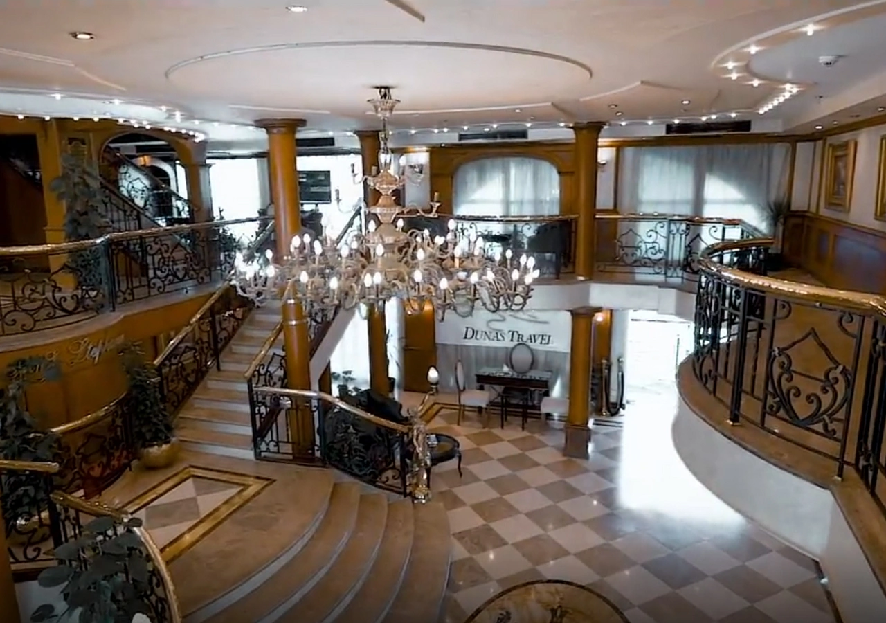 Lobby of the MS Stephanie Nile Cruise Nile cruise